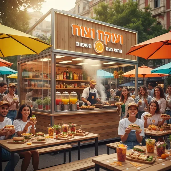 אווירה תוססת